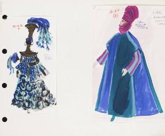 African Woman and Camel Leader