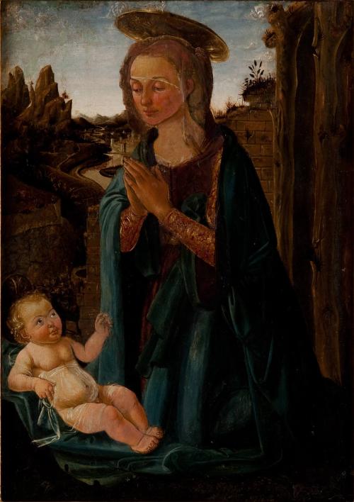 Virgin Adoring the Child