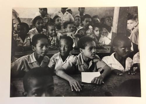 Children in classroom, Haiti