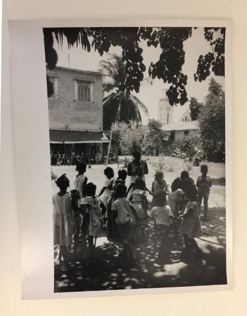 Children playing in the shade, Haiti