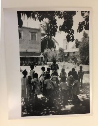 Children playing in the shade, Haiti