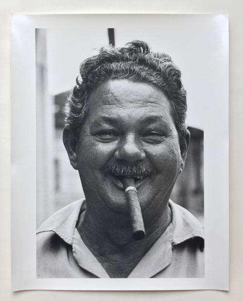 Smiling man with cigar, Cuba