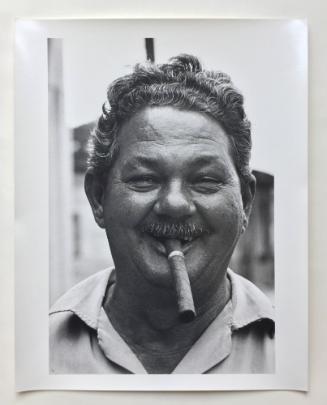 Smiling man with cigar, Cuba