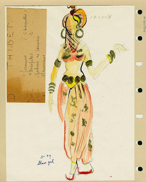 Tibetan Character List and Slave Girl