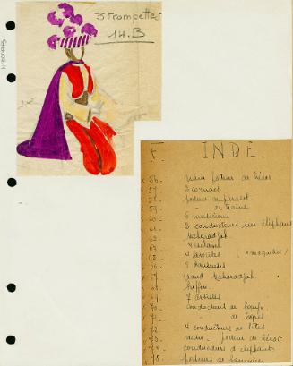 Arabian Trumpeteer and India Character List
