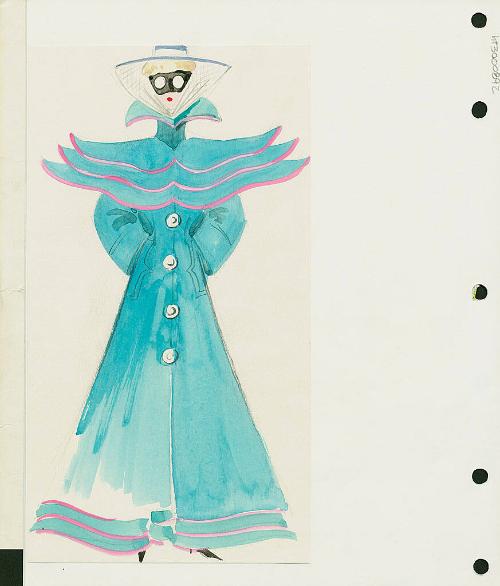 Woman in Blue Coat