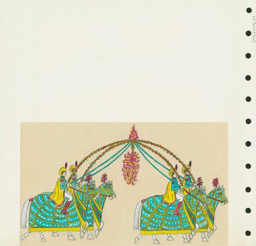 Arbor Carried by 4 Horses