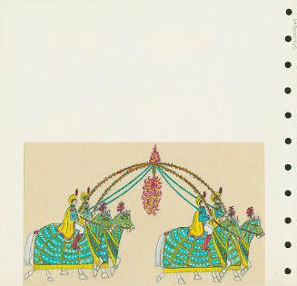 Arbor Carried by 4 Horses