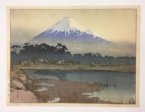Fujiyama — First Light of the Sun, from the series Ten Views of Mount Fuji