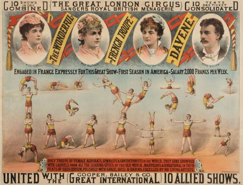 Great London Circus 10 Shows in One Combined: The Wonderful French Troupe Davene
