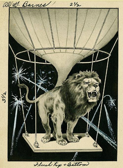 Al. G. Barnes Circus: Lion Ascension