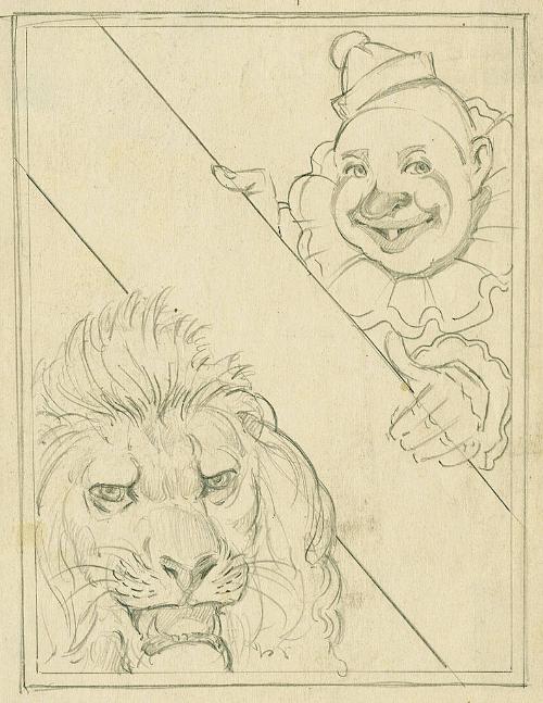 Clown and Lion