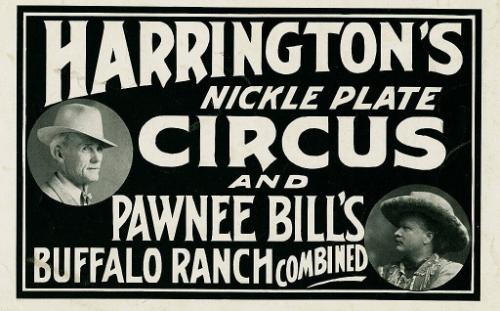Harrington's Nickel Plate Circus & Pawnee Bill's Buffalo Ranch: Owner's Bill