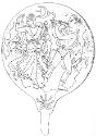 Sketch of SN28.2164, engraved mirror, taken from Kershaw, Norma, ed. Ancient art from Cyprus : …