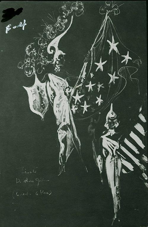 Finale Showgirl with Flag