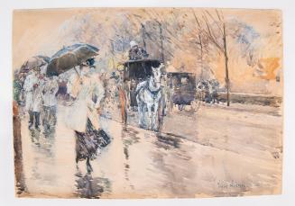 Rainy Day on Fifth Avenue, New York