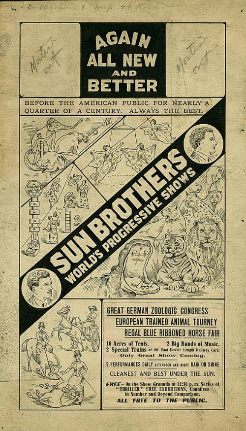 Sun Bros. World Progressive Shows: Acts