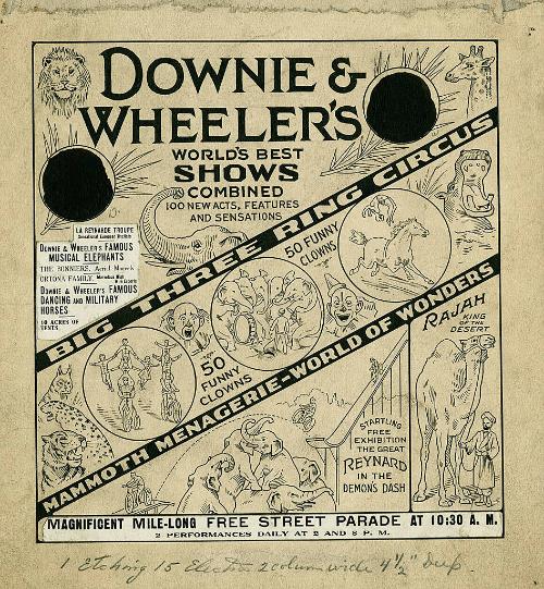 Downie & Wheeler's Big Three Ring Circus: Acts