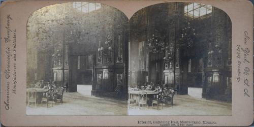 Interior, Gambling Hall, Monte Carlo, Monaco.