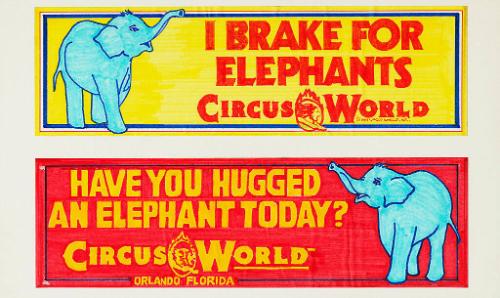 Circus World, Orlando Florida Bumper Stickers