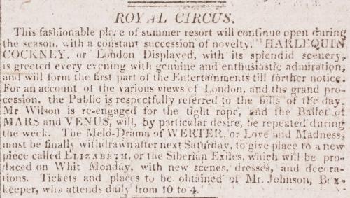 ROYAL CIRCUS.