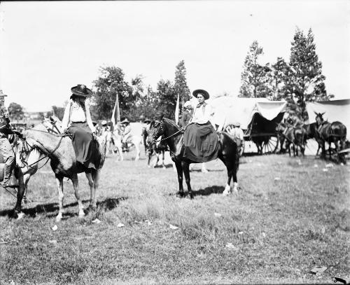 Nellie Conner Sidesaddle on Horse