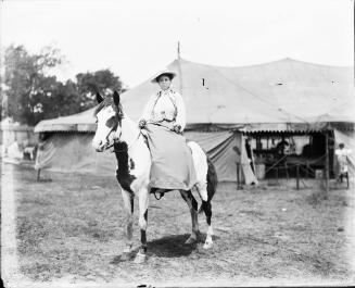 Mrs. Fentore sitting sidesaddle