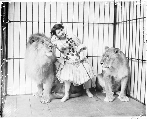 Portrait of Madame Schell with Lions