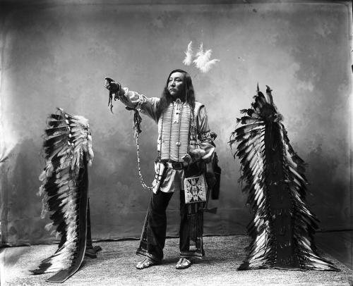 Native American in Tribal Dress