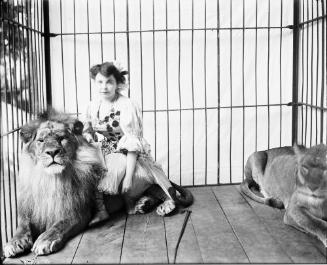 Portrait of Madame Schell with Lions