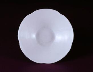Bowl with foliate rim
