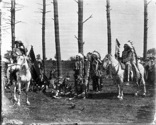Chief Iron Tail  with Buffalo Bill