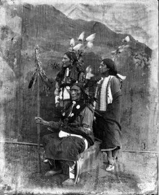 Indians  Henry Iron Shell  Walter Iron Shell &  Little Hawk