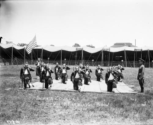 Swift's Zouaves, with 101 Ranch Wild Ewst Show.