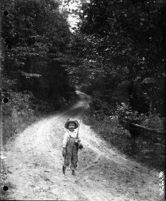 Boy fishing