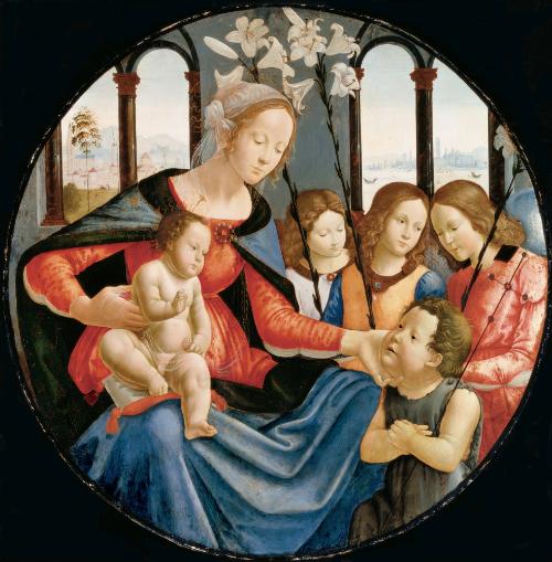 Virgin and Child with the Young John the Baptist and Three Angels