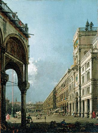 Venice: Piazza San Marco, Seen from the Campo San Basso