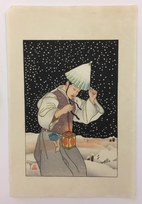 Snowy Night: Korea (small format)