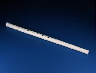 Flute (xiao) with incised decoration of a phoenix
