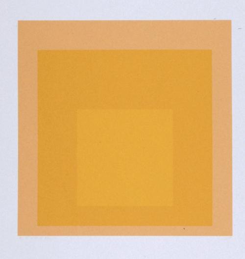 Orange from the series Homage to the Square