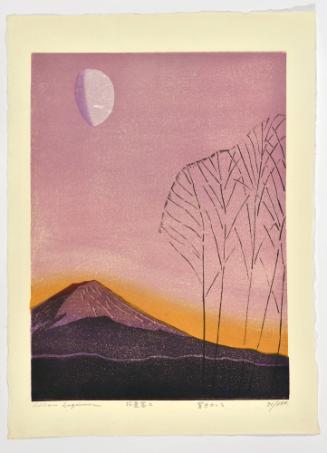 Fuji Gleanings: The Evening Moon Appears