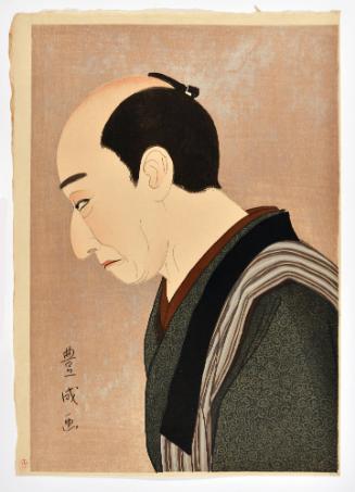 Kataoka Nizaemon XI as Kakiemon, from an untitled series known as “Flowers of the Theater”