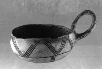 Shallow Bowl with vertical handle