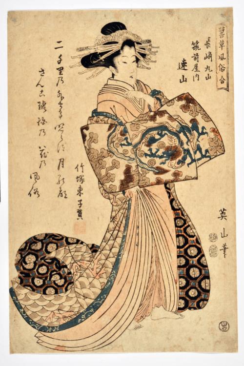 Renzan of the Chikuzenya in Maruyama, Nagasaki, from the series Comparisons of Representative Customs