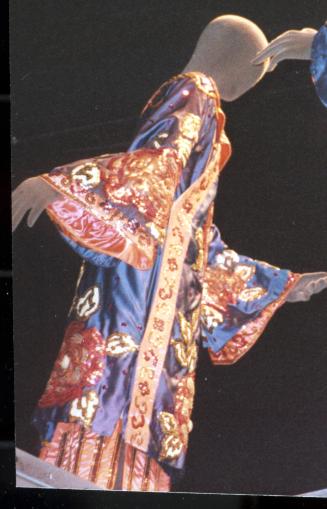 Chinese coat and skirt from Spec  "1000 and One Nights" worn by Liza Cohen