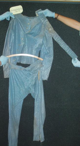 Jacket and pants and belt
