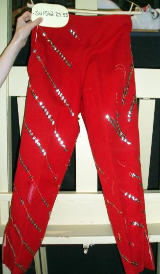 Trousers from high bar act worn by Ibarra Ignacio