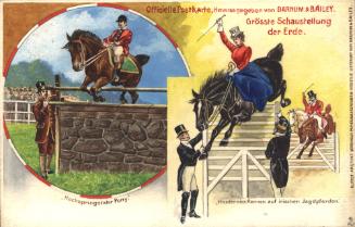 Barnum & Bailey:  Jumping horses