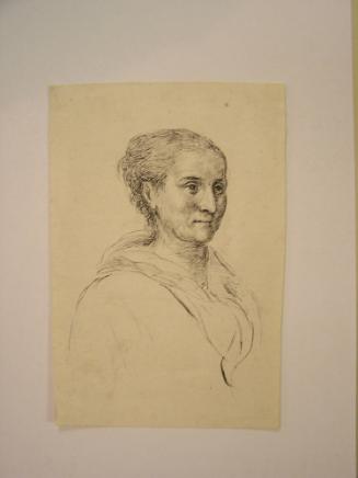 Study of a Woman, Head and Shoulders