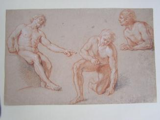 Study of Three Male Nudes